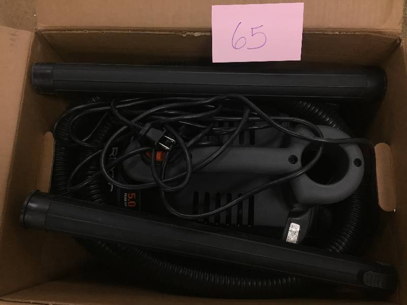 lot 65 image: Ridgid WD4070  Portable and Powerfyl 5HP WetDry Vac in very good condition