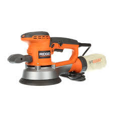lot 56 image: RIDGID Variable-Speed Dual Random Orbit Sander with AIRGUARD Technology Never used open box