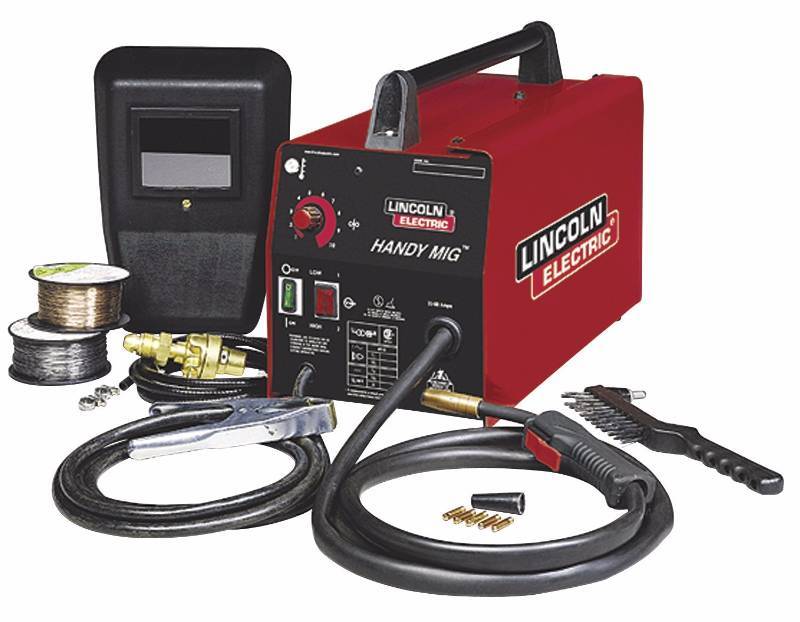 lot 22 image: Lincoln Electric Handy Mig Welder never used  Model # K2185-1