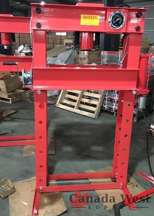 lot 2 image: NEW 50 TON SHOP PRESS AIR  HYDRAULIC SHOP PRESS