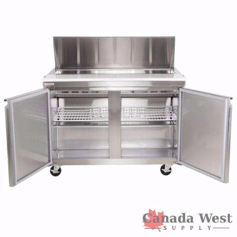 lot 37 image: NEW STAINLESS STEEL SANDWICH & SALAD REFRIGERATOR SCL2