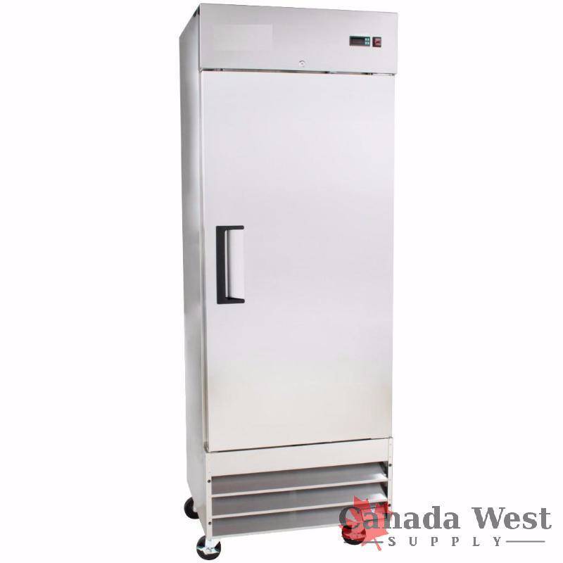lot 44 image: NEW 29 INCH SOLID DOOR REACH IN FRIDGE U19R