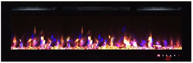 lot 64 image: NEW 72 WALL MOUNT ELECTRIC FIREPLACE HEATER 3 COLOR
