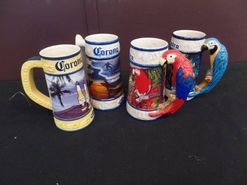 Corona Themed Beer Steins