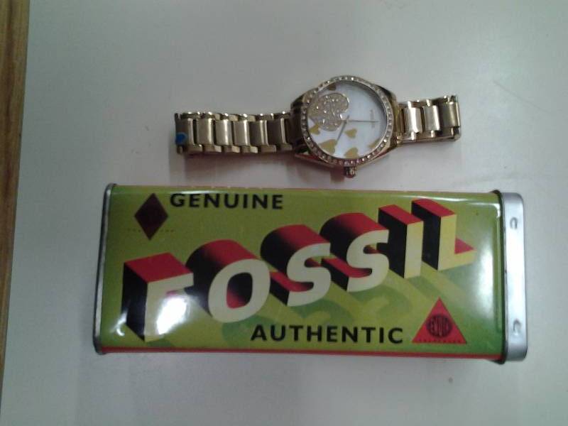 lot 18 image: 1-Fossil Watch With Collector Tin