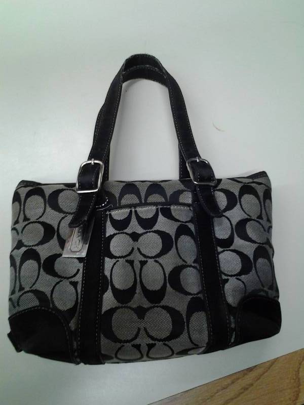 lot 38 image: Authentic COACH Signature Handbag