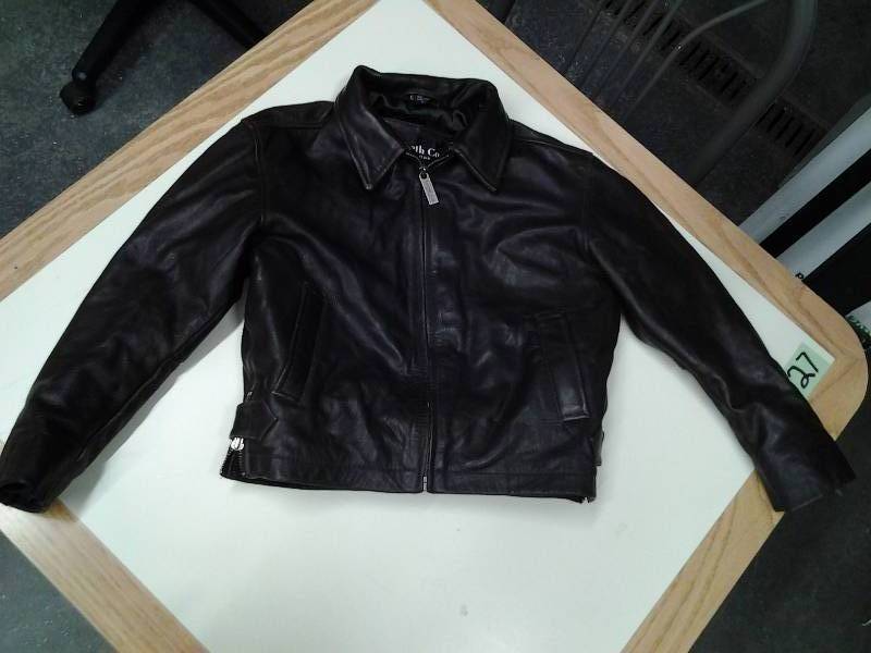 lot 54 image: Kenneth Cole Boys Size 7 Leather Jacket
