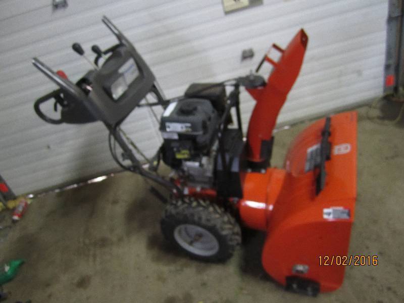 Husqvarna 12527HV snowblower, runs ...