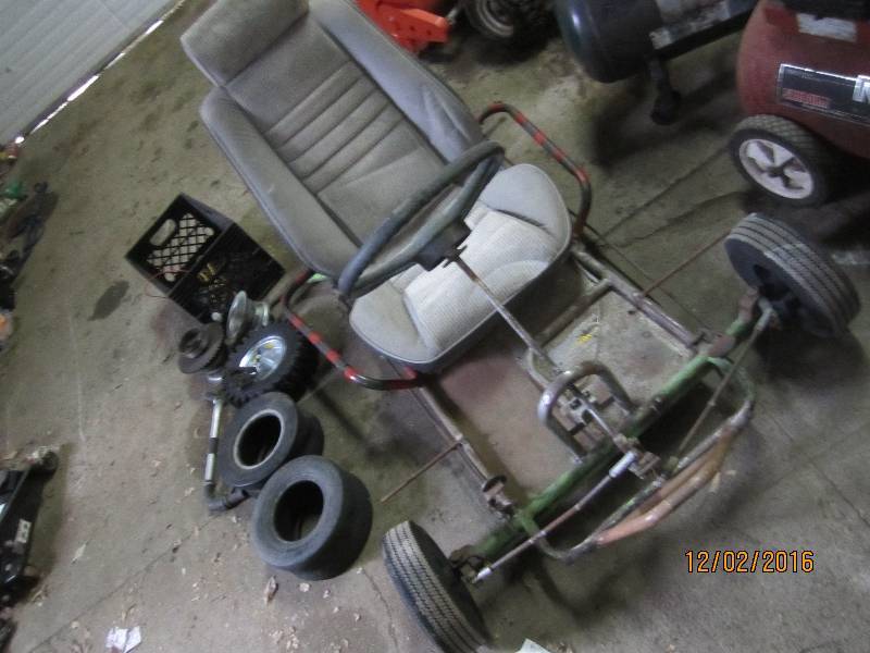 Go cart frame and parts...