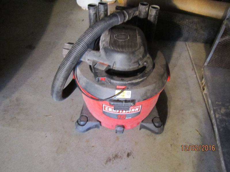 Craftsman 16 gallon wet dry vacuum...