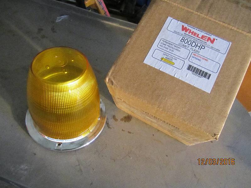 New flashing safety light...