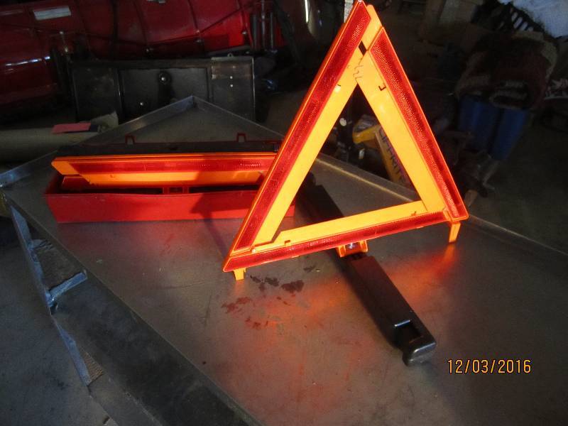 3 DOT triangles in case...