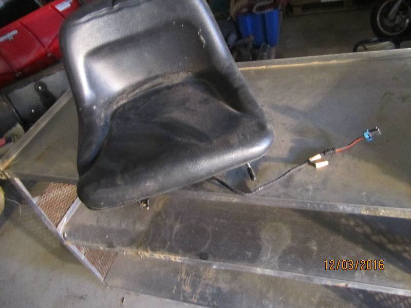 Mower or tractor seat...