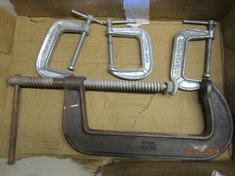 Lot of C clamps...