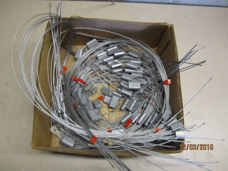 Lot of wires for sealing trucks or ...