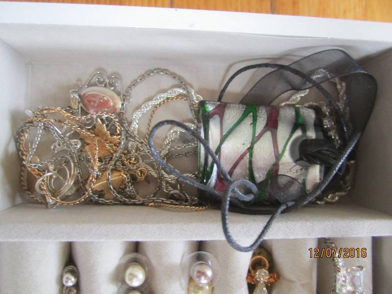 Jewelry box filled with jewelry...