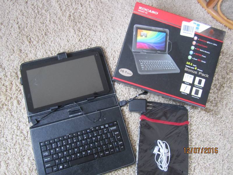 Kokaso 10.1 tablet, cracked screen...