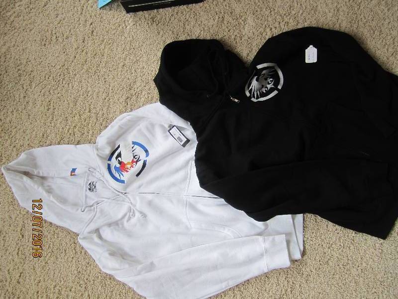 2 New Never Summer hoodies, size M...