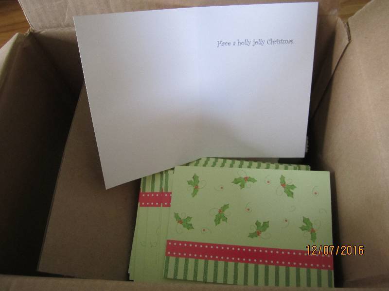 Approx. 800 holiday glitter cards, ...