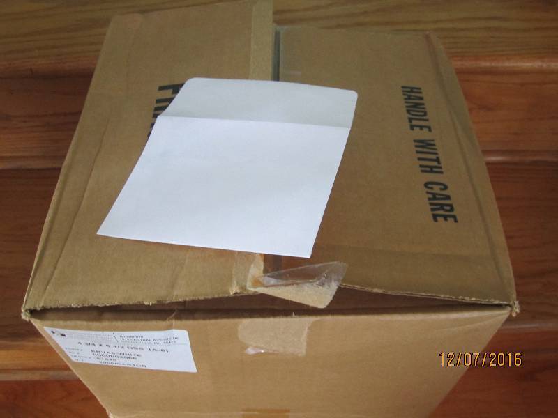 2000 card envelopes...