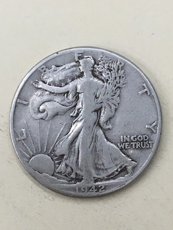1942 Walking Liberty Half Dollar ...