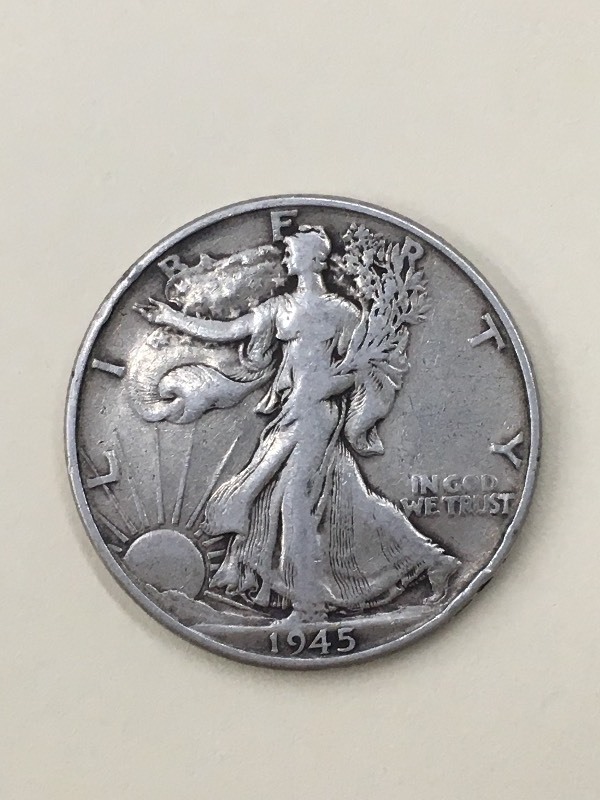 1945 Walking Liberty Half Dollar ...