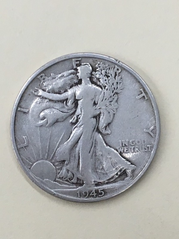 1945-S Walking Liberty Half Dollar ...