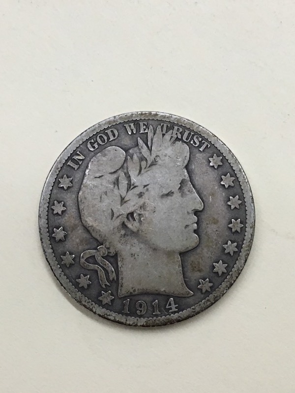 1914-S Barber Half Dollar ...
