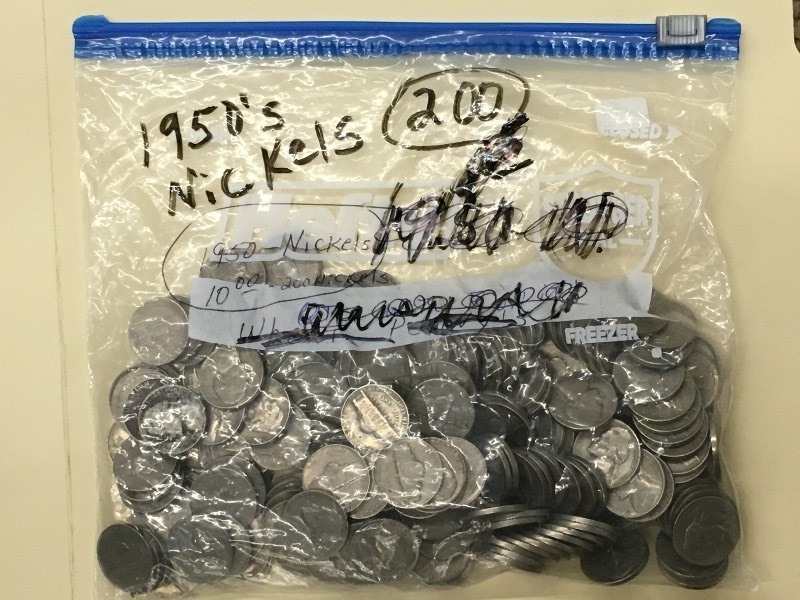 Lot Of (200) 1950s Nickels ...