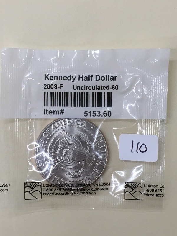 2003-P Unc Kennedy Half Dollar ...