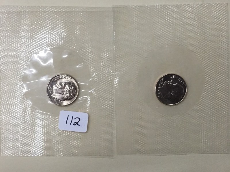 (2) 1996 Unc Dimes ...