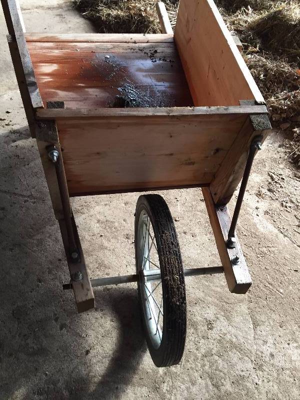 ANTIQUE WHEELBARROW VERY NICE