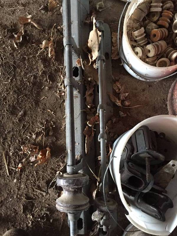 BUCKETS FULL OF INSULATORS