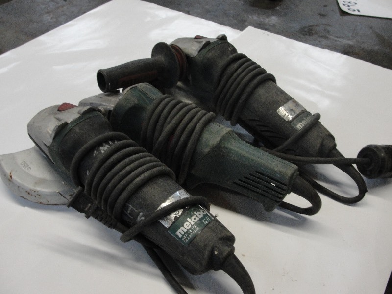 Set of Three 5 Metabo Grinders