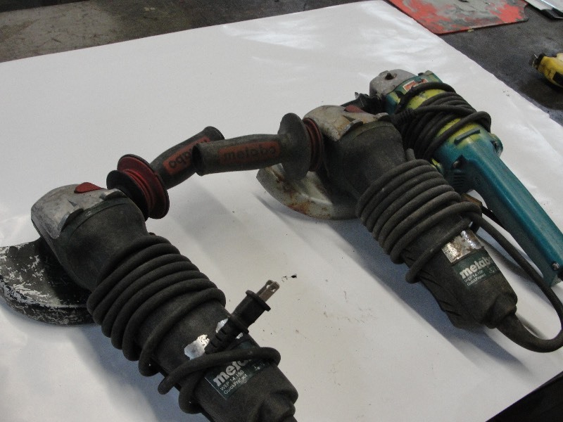 Set of Three 5 Metabo Grinders