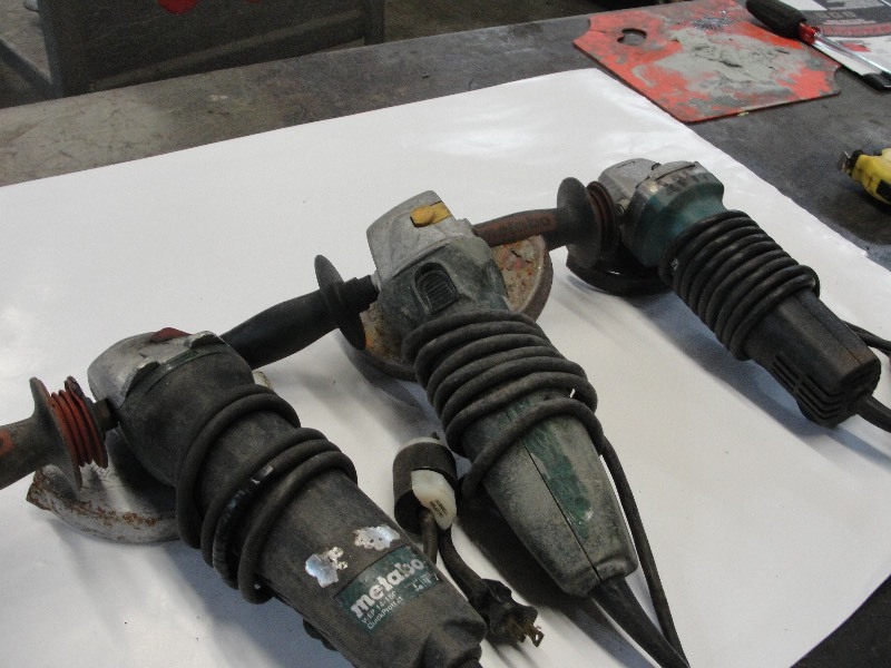 Set of Three 5 Metabo Grinders