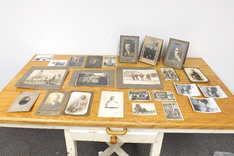 Lot of Antique Black and White Photos