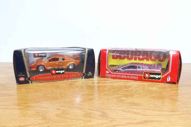 2 Mint in Box BuragoMaisto 124 Scale Lamborghinis