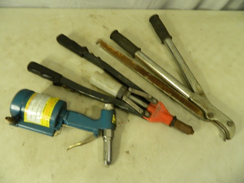 lot 65 image: Rivet Tools and Bead Breaker