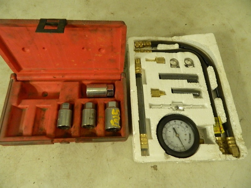 lot 81 image: Fuel Pressure Gauge and Stud Removers