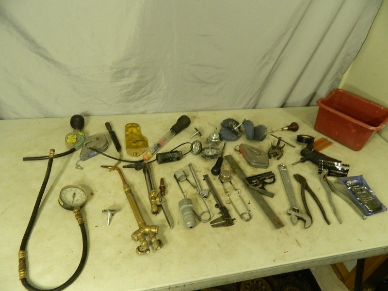 lot 92 image: Torch, Hand Tools, and More