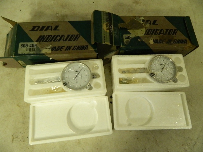 lot 93 image: 2 New Dial Indicators