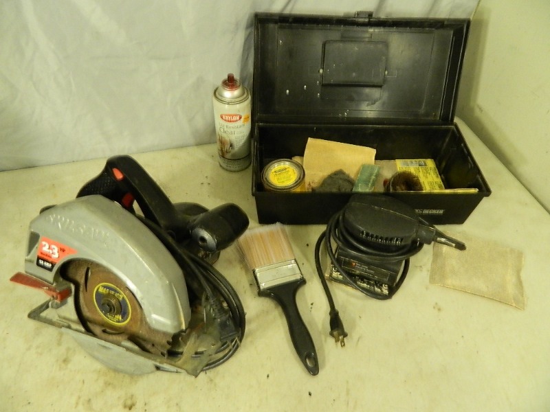 lot 106 image: Circular Saw, Sander, Etc