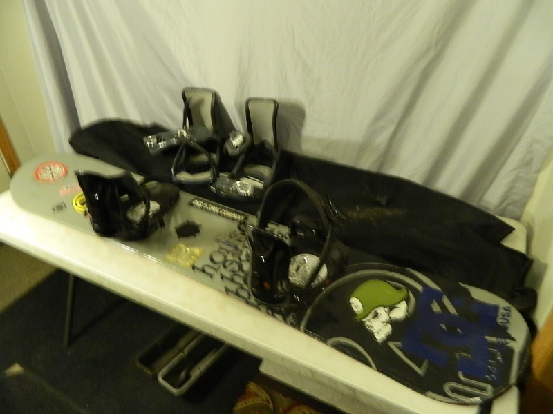 lot 16 image: Snowboard with Extra Bindings