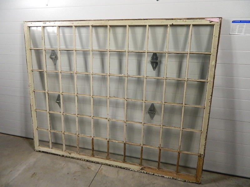 lot 23 image: Very Large Old Wood Window