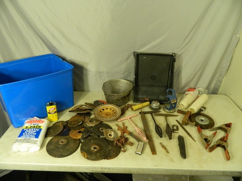 lot 160 image: Hand Tools, Shop Supplies, and More