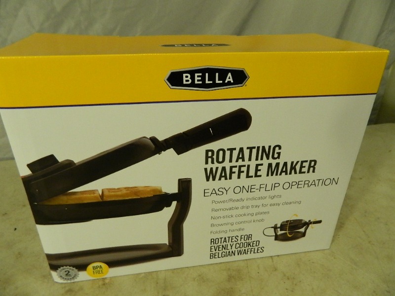 lot 170 image: New Bella Waffle Maker