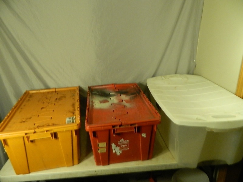 lot 197 image: 3 Totes with Lids
