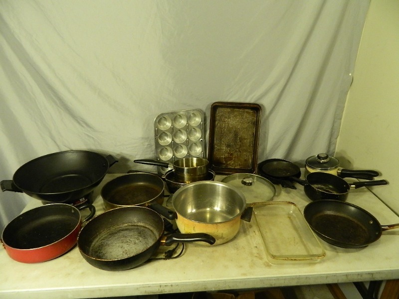 lot 246 image: Pots, Pans, and More