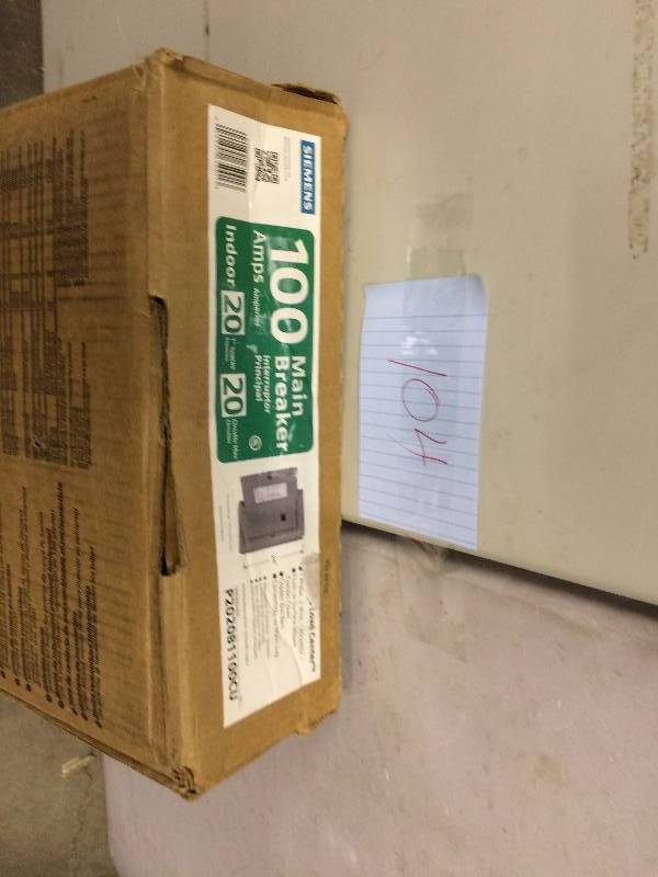 Siemens 20-Circuit 20-Space 100-Amp Main Breaker Load Center New